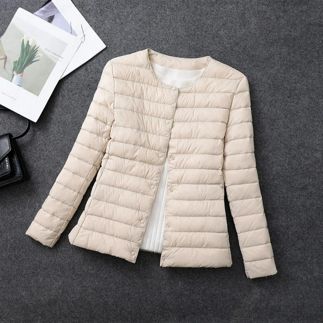 Evie | Leichte wattierte Daunenjacke