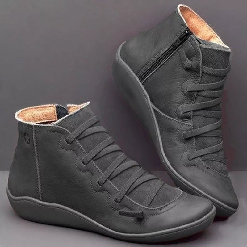 Isla | Hochwertige  Leather Winterstiefel