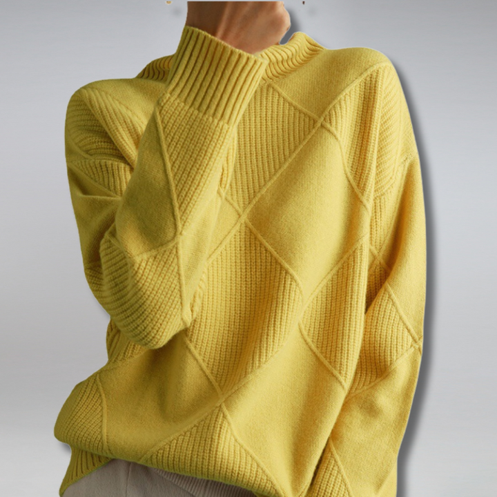 Adelle | Bequemer Kaschmir Rollkragenpullover