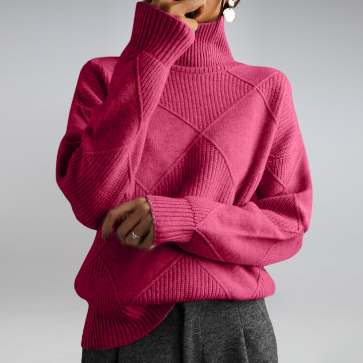 Adelle | Bequemer Kaschmir Rollkragenpullover