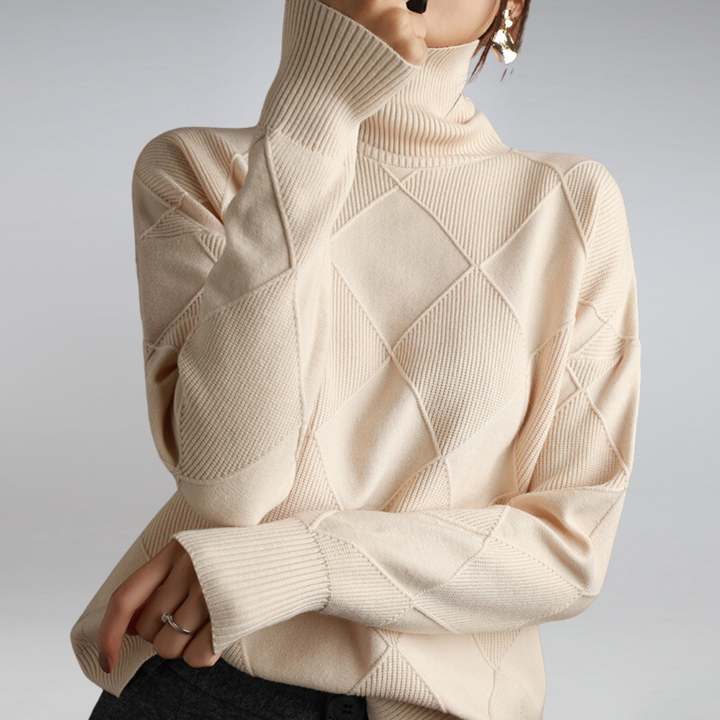 Adelle | Bequemer Kaschmir Rollkragenpullover