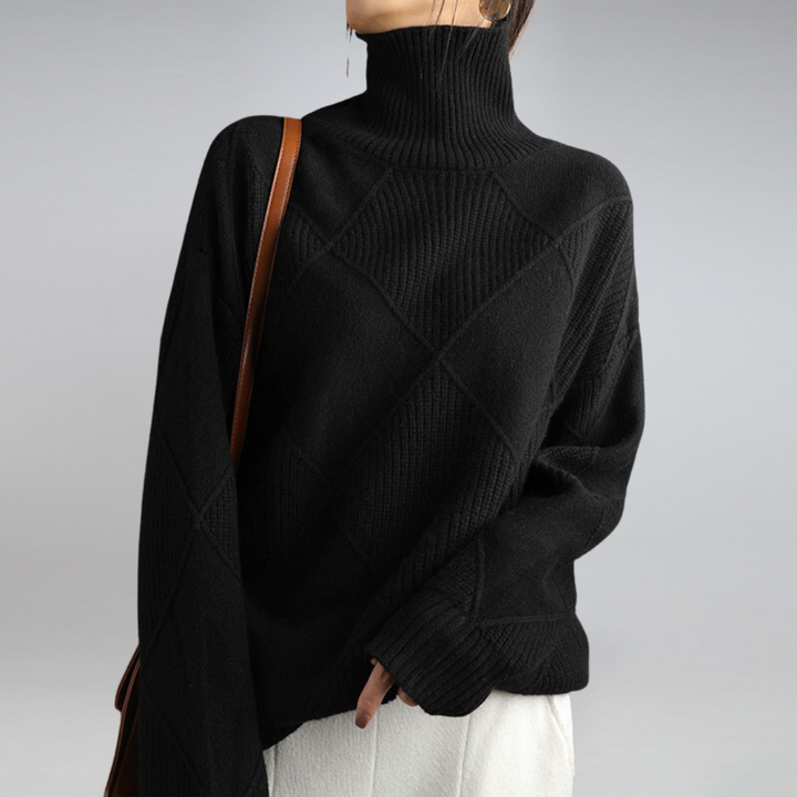 Adelle | Bequemer Kaschmir Rollkragenpullover