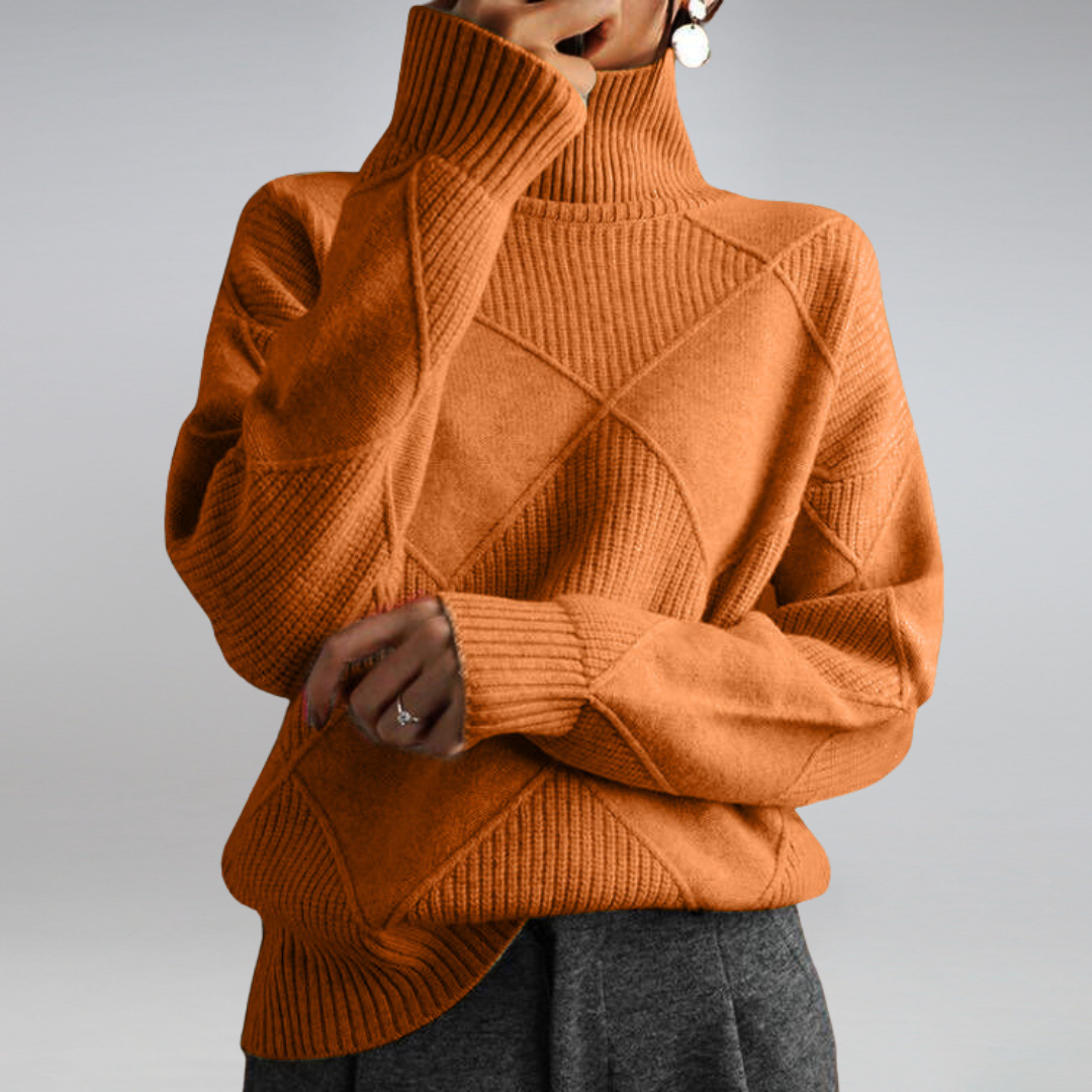 Adelle | Bequemer Kaschmir Rollkragenpullover