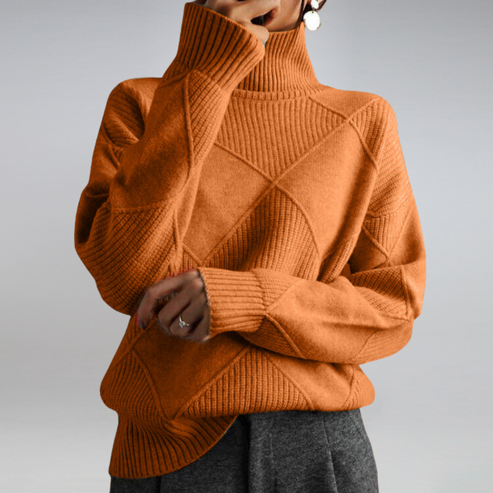 Adelle | Bequemer Kaschmir Rollkragenpullover