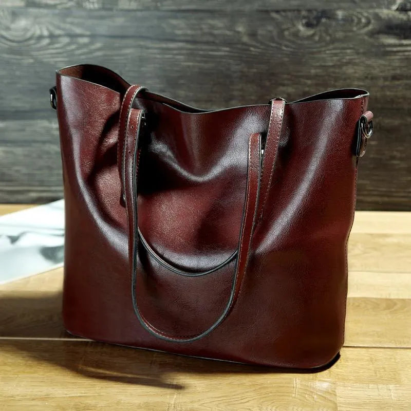 Nicole | Vintage  Leder Umhängetasche