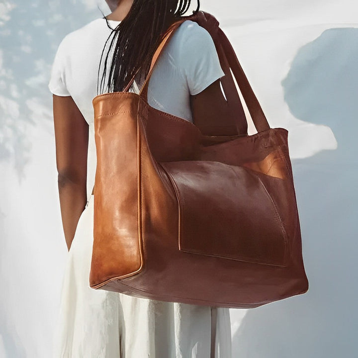 Aurora | Vintage- Leder-Umhängetasche
