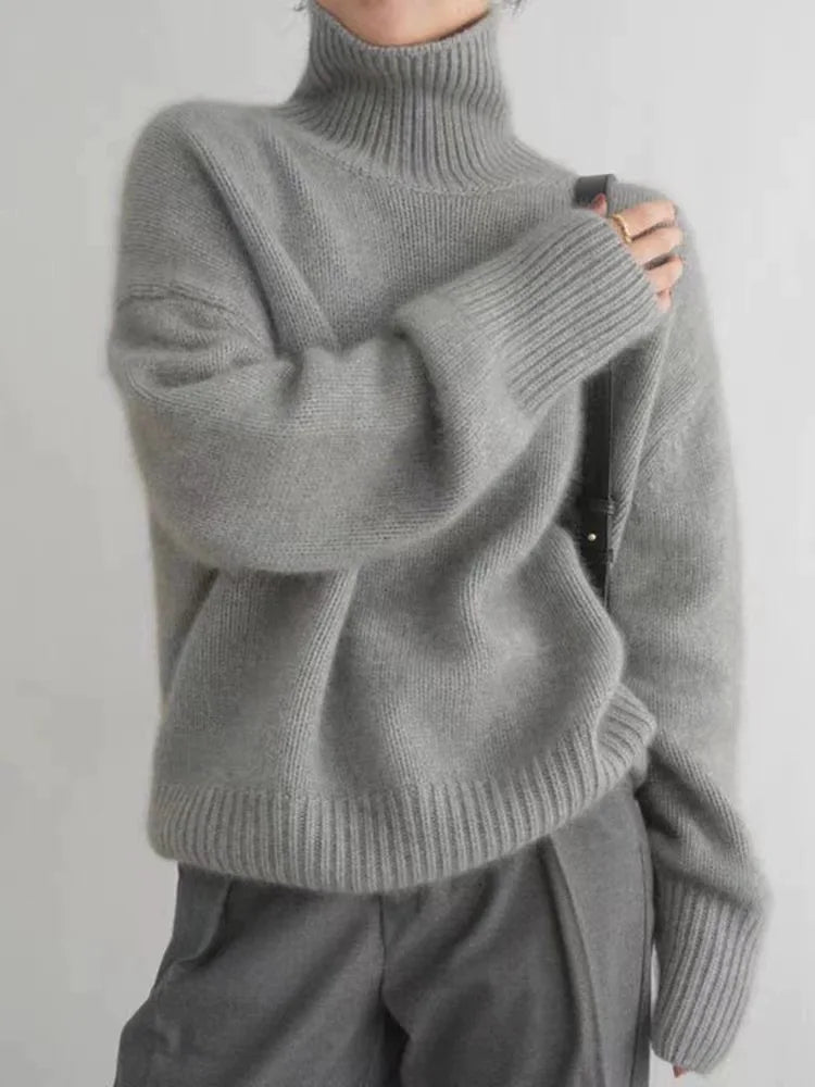 Nancie | Gemütlicher Kaschmir Rollkragenpullover
