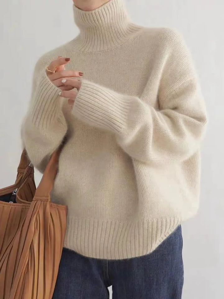 Nancie | Gemütlicher Kaschmir Rollkragenpullover