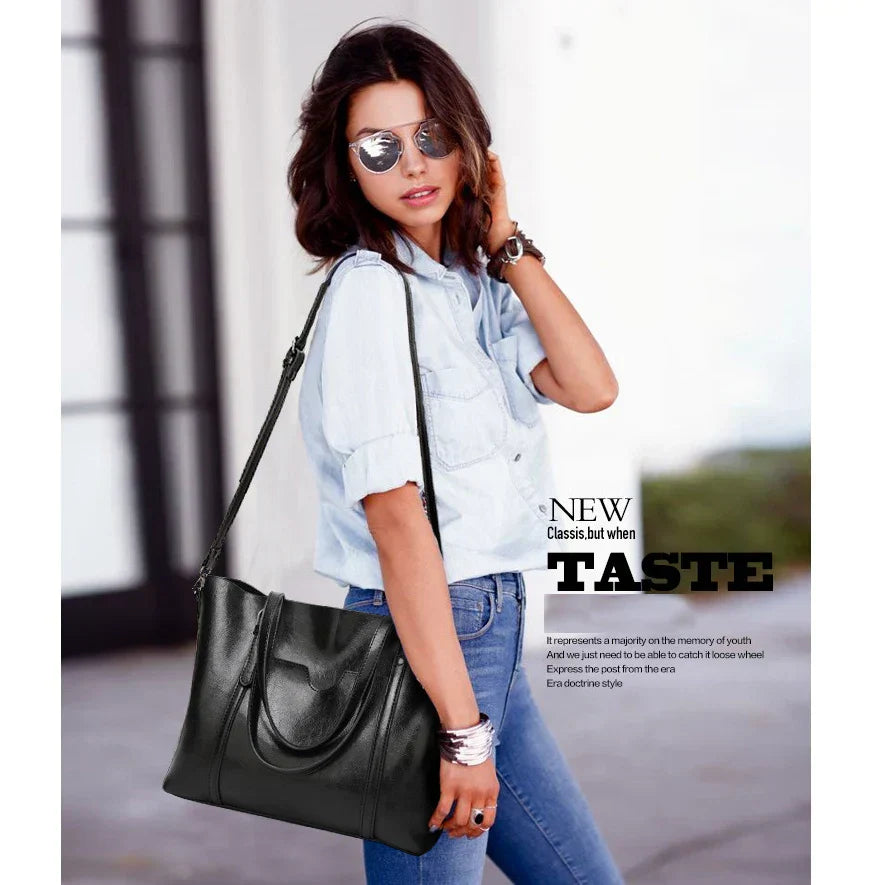 Kelley | Luxuriöse  Lederhandtasche
