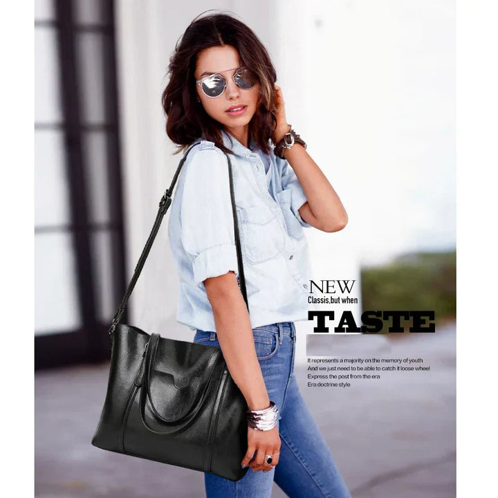 Kelley | Luxuriöse  Lederhandtasche