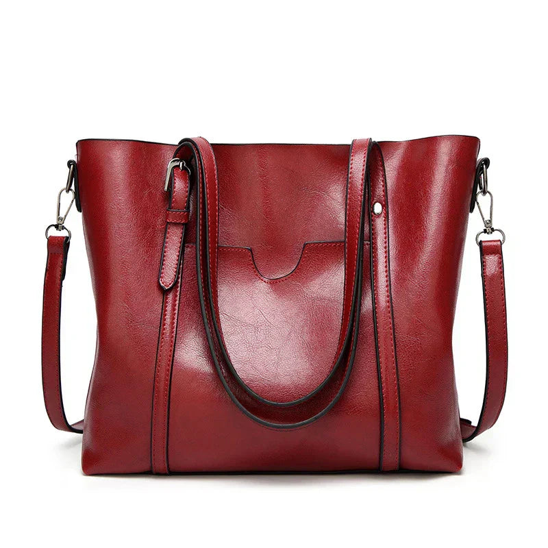 Kelley | Luxuriöse  Lederhandtasche