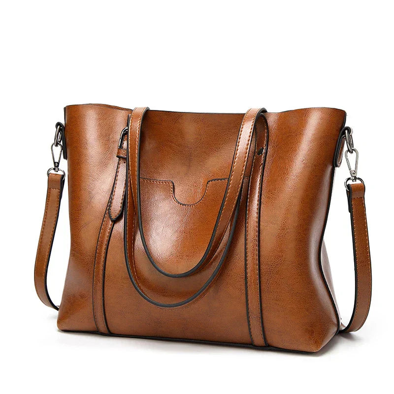 Kelley | Luxuriöse  Lederhandtasche