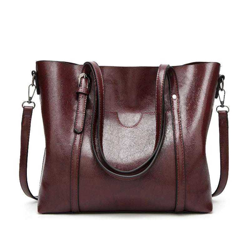 Kelley | Luxuriöse  Lederhandtasche