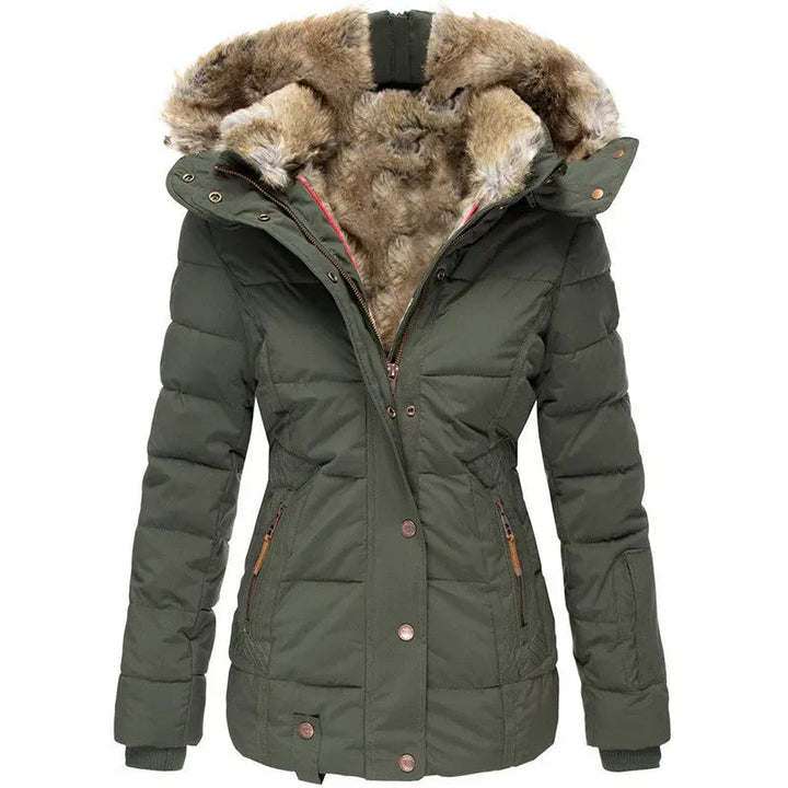 Anna™ | Warmer, pelzgefütterter Wintermantel