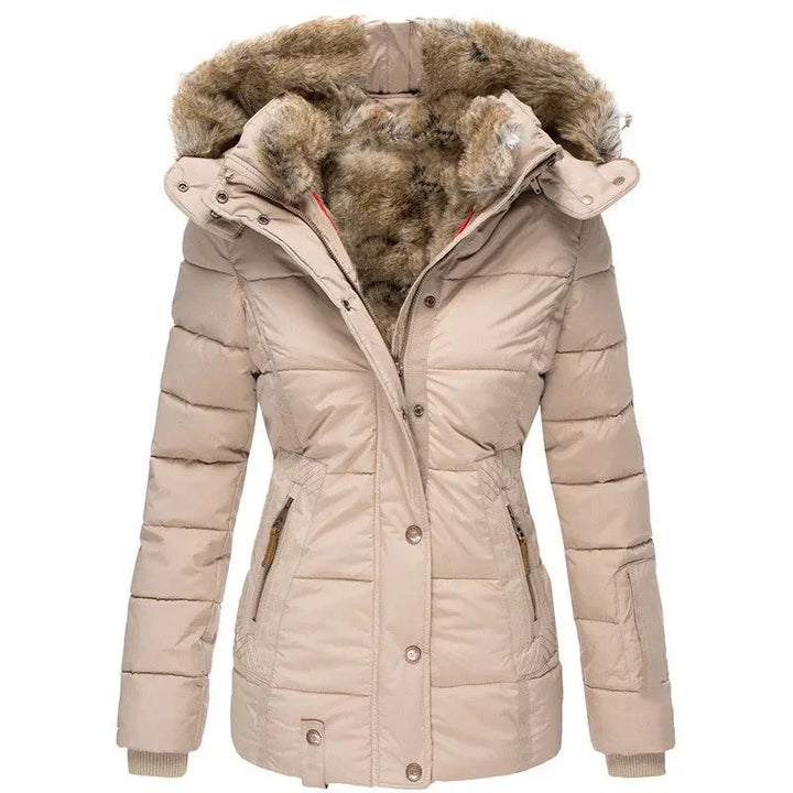 Anna™ | Warmer, pelzgefütterter Wintermantel