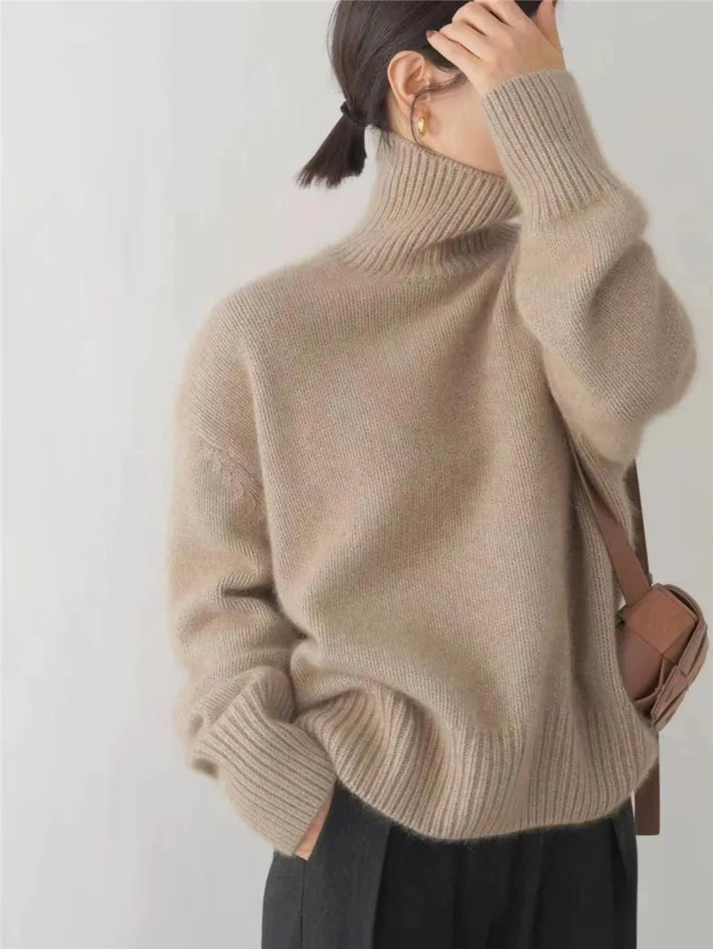 Nancie | Gemütlicher Kaschmir Rollkragenpullover
