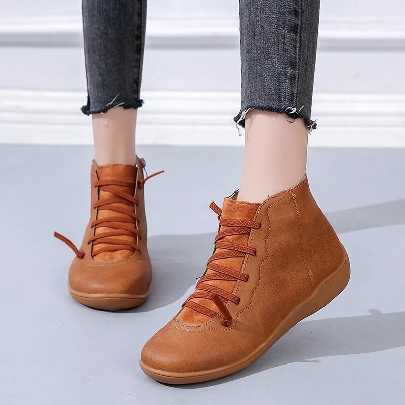 Isla | Hochwertige  Leather Winterstiefel