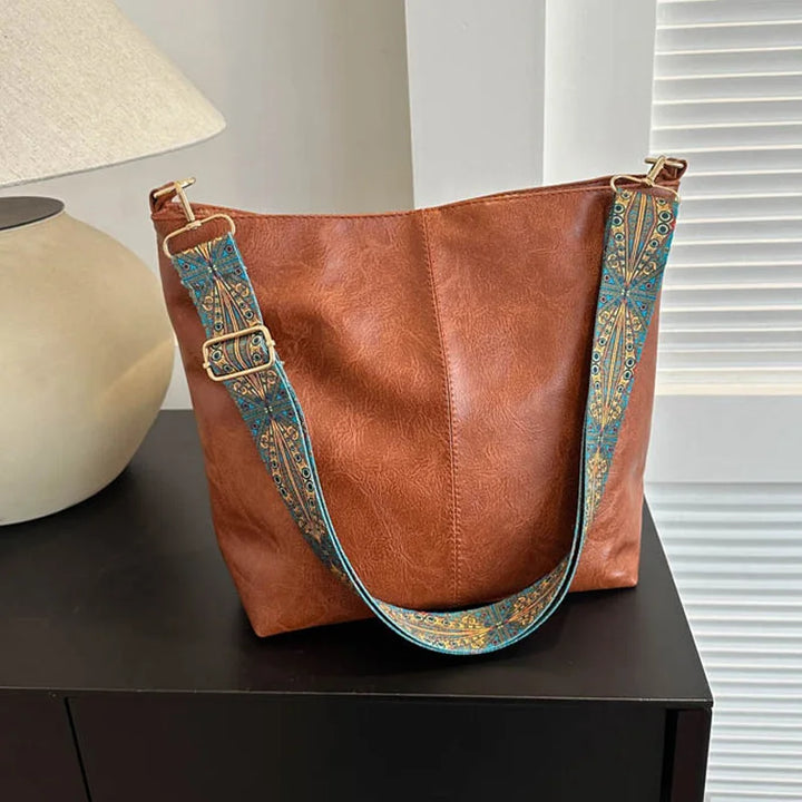 Chelsey - Vintage  Leder Umhängetasche