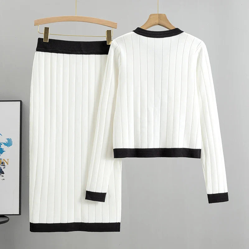 Mira – Schickes 2-teiligs Set mit Cardigan & Jupe