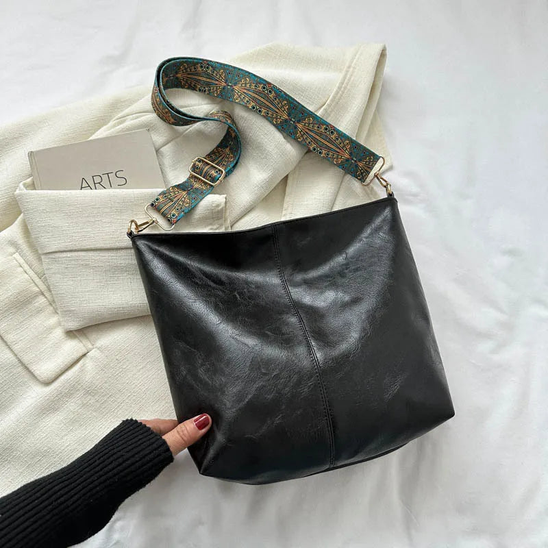 Chelsey - Vintage  Leder Umhängetasche