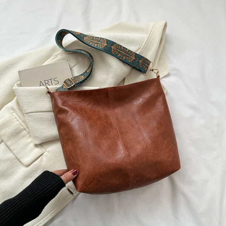 Chelsey - Vintage  Leder Umhängetasche