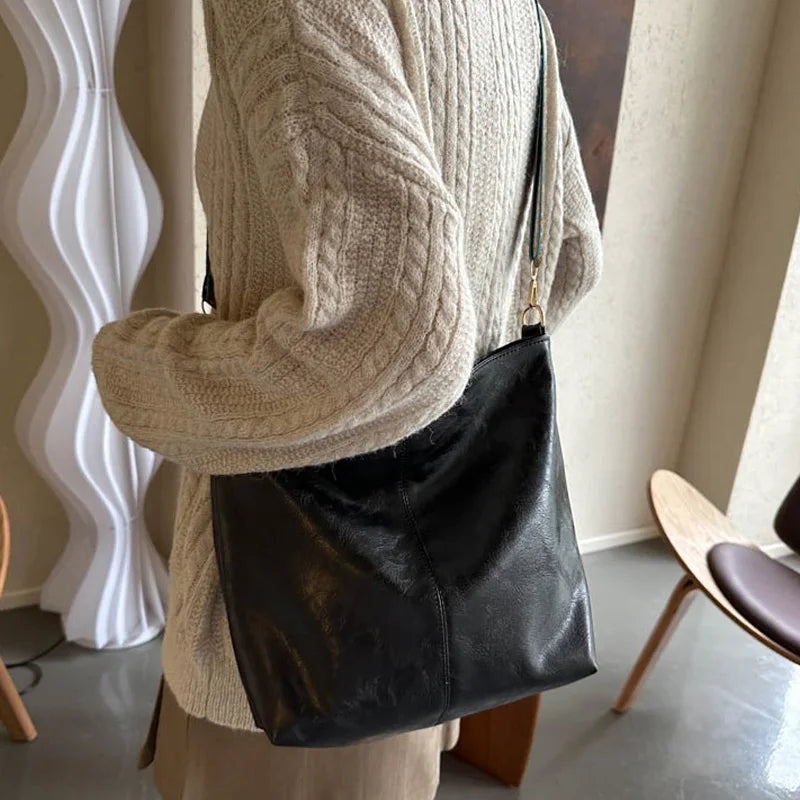 Chelsey - Vintage  Leder Umhängetasche