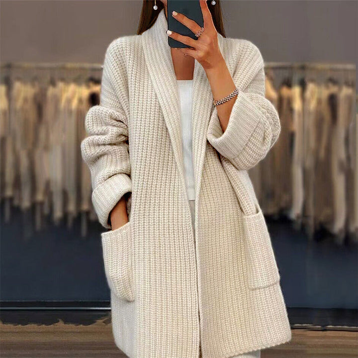 Viviana™ | Weiche Woll-Strickjacke