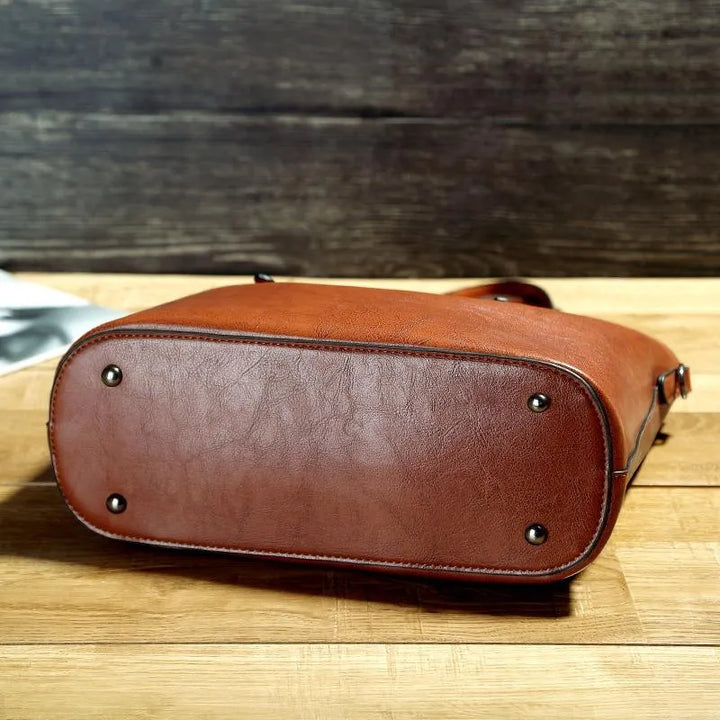 Nicole | Vintage  Leder Umhängetasche