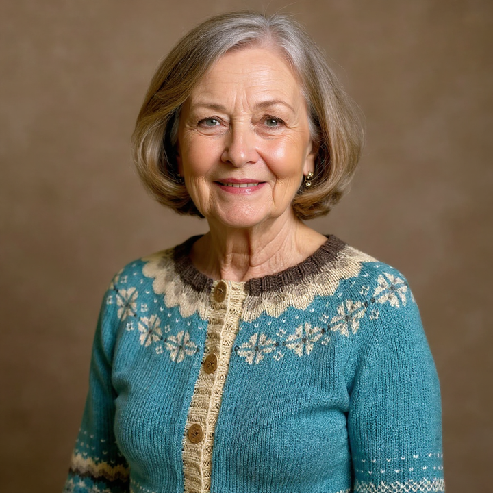 Allaira | Vintage Isländische Strickjacke