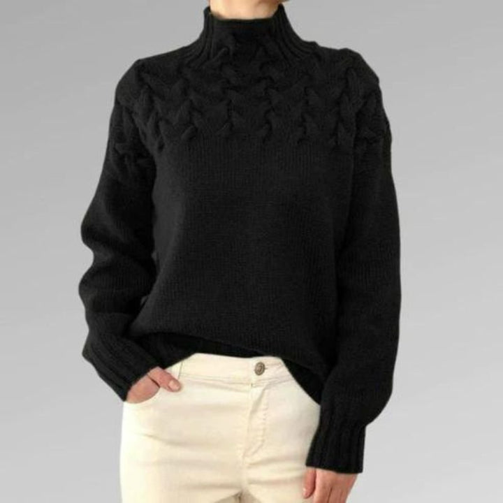 Babette™ | Gemütlicher Woll Strickpullover